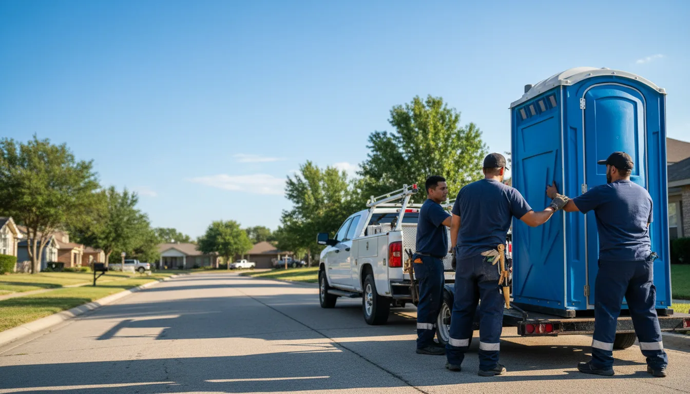 Portable Toilet Rental in Linn, TX near me